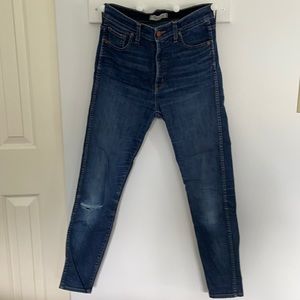 Madewell 10” High Rise Skinny